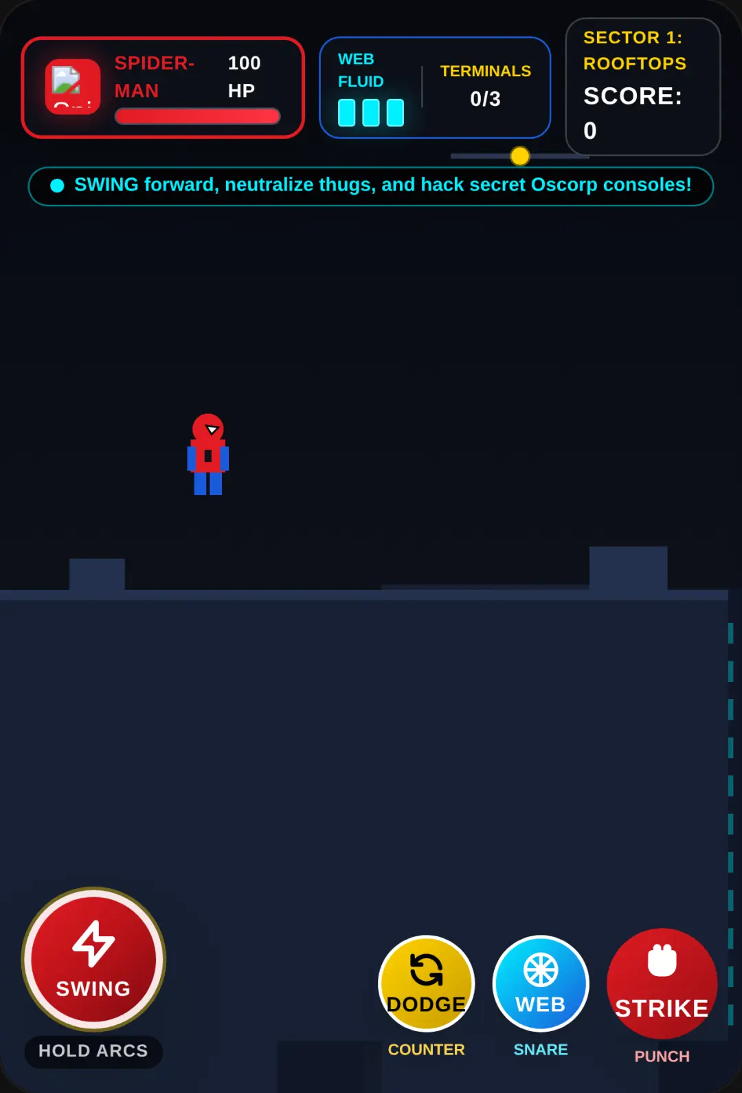 Spider-Man: Rooftop Hero & Secret Hack cover