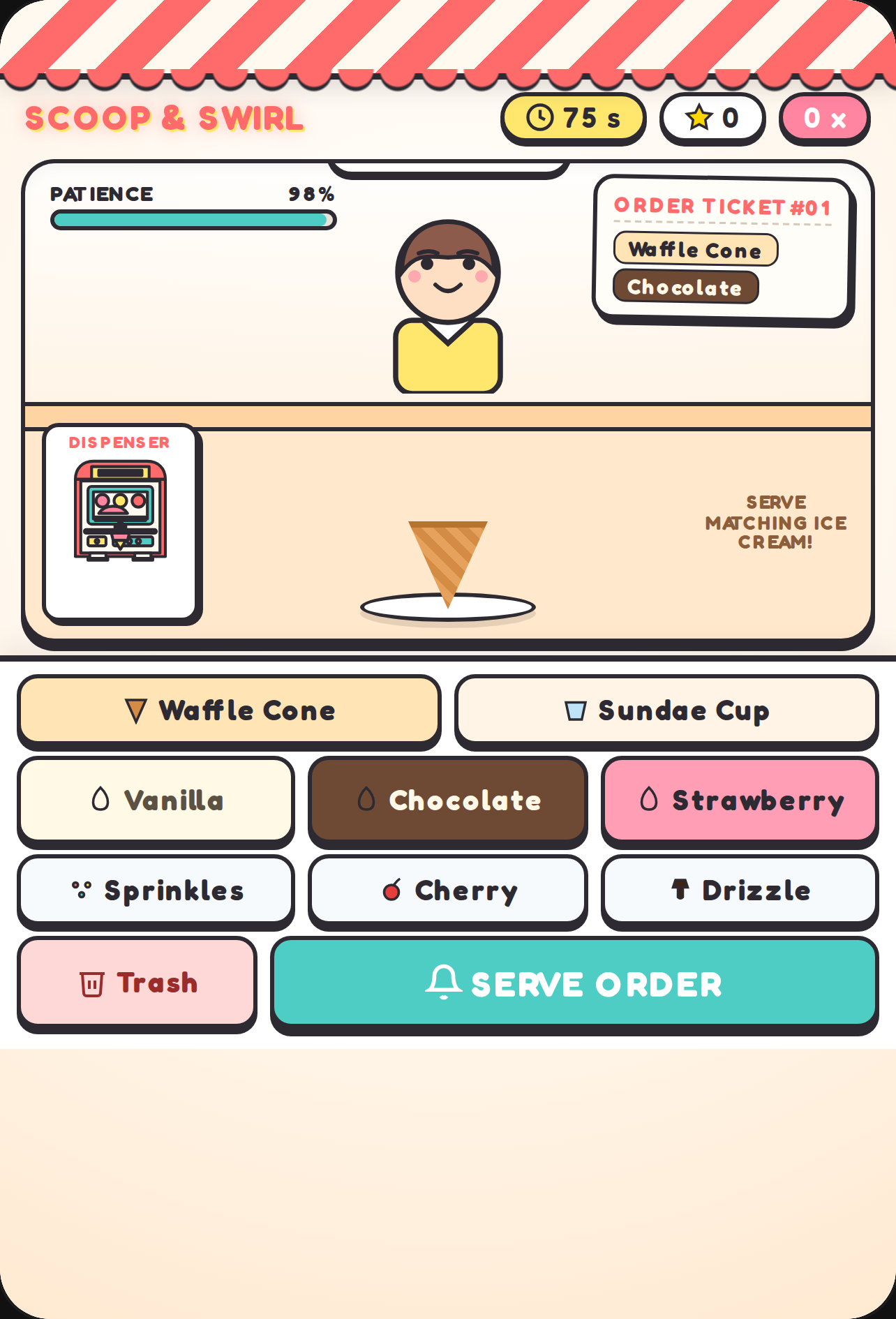 Scoop & Swirl - Ice Cream Rush cover
