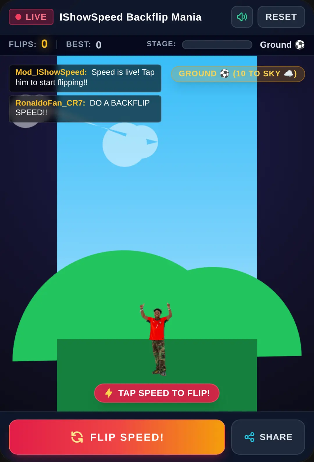 IShowSpeed Backflip Mania cover