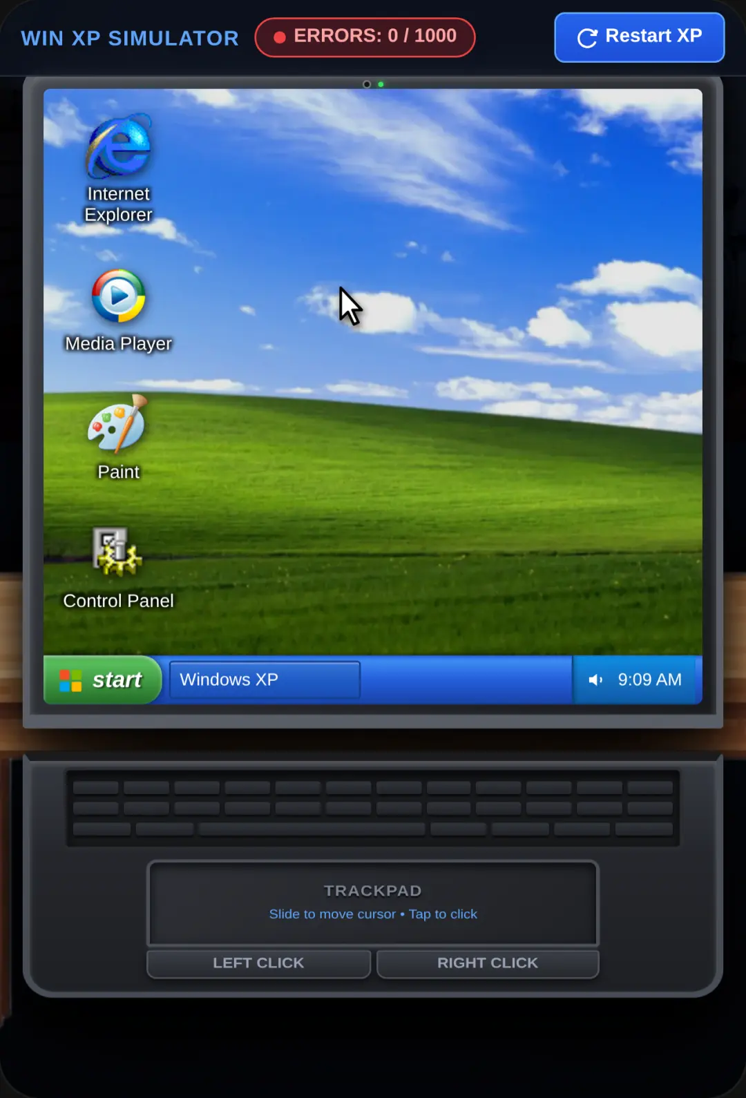 Windows XP errors cover