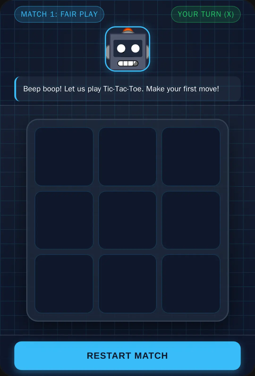 Robot Tic-Tac-Toe Tantrum cover