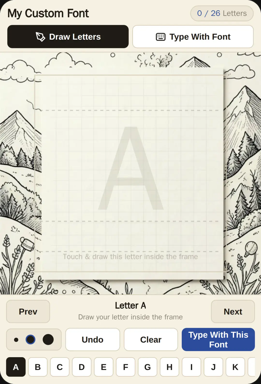 Draw Your Letter cover