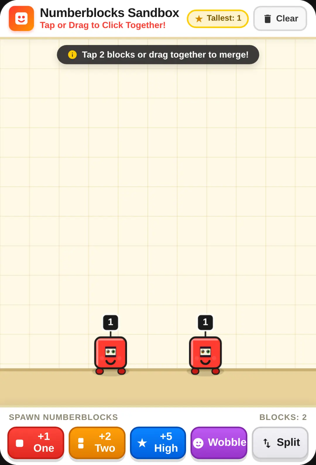 Numberblocks Sandbox