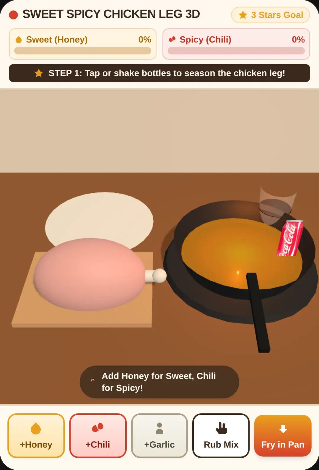 Cooking Chicken Leg 3D cover