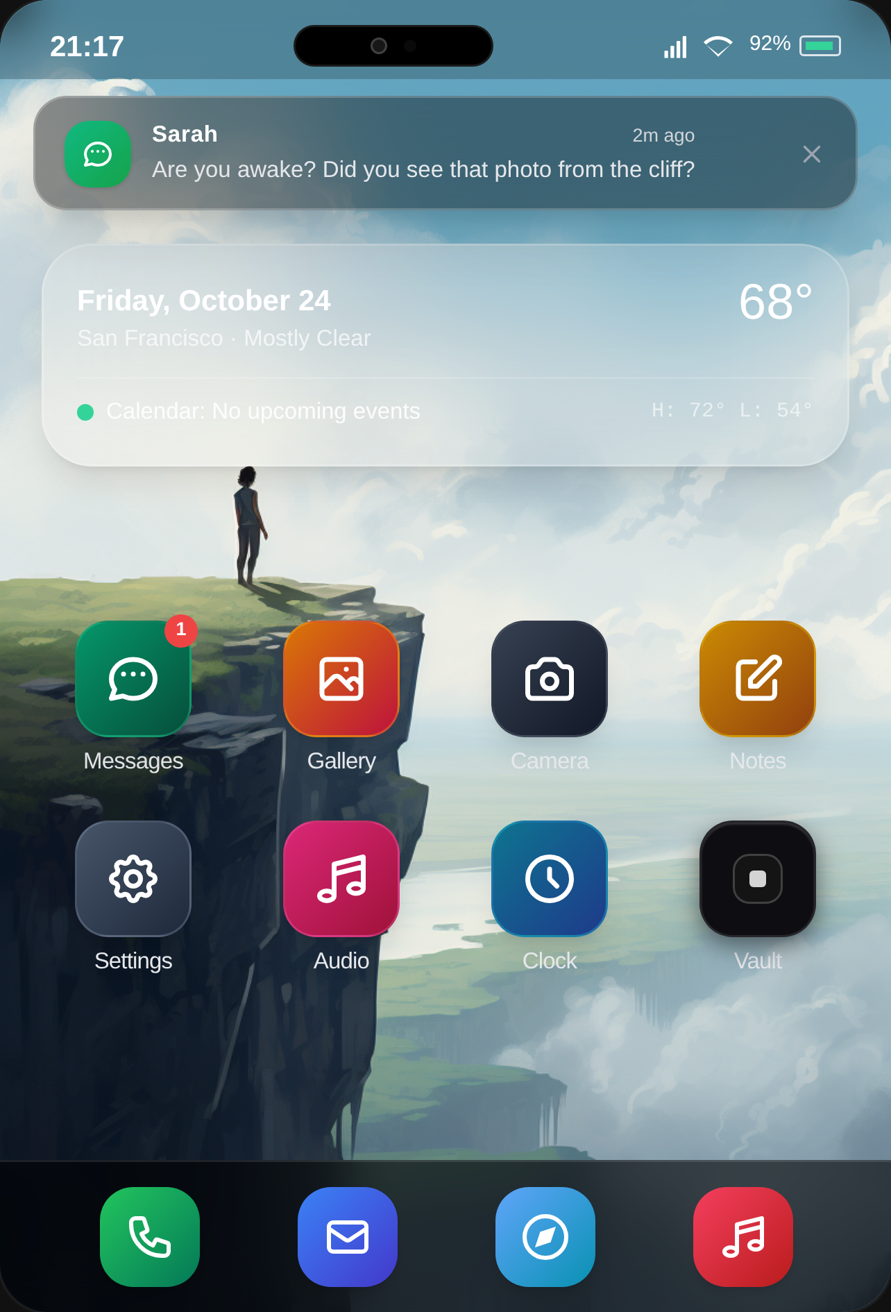 Phone OS cover