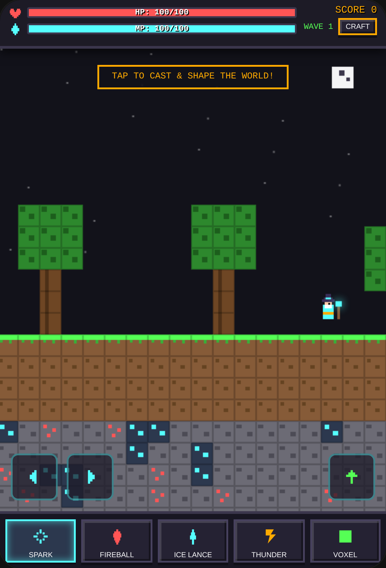 Arcane Voxel Wizard cover