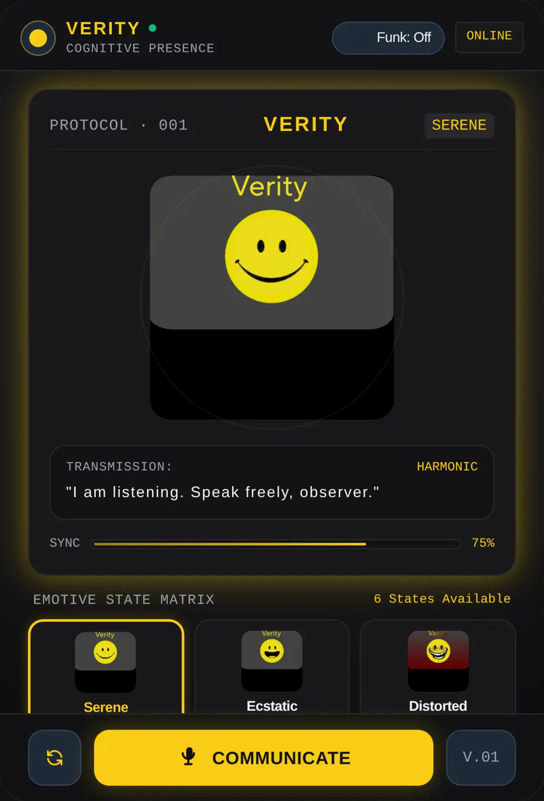 Verity cover