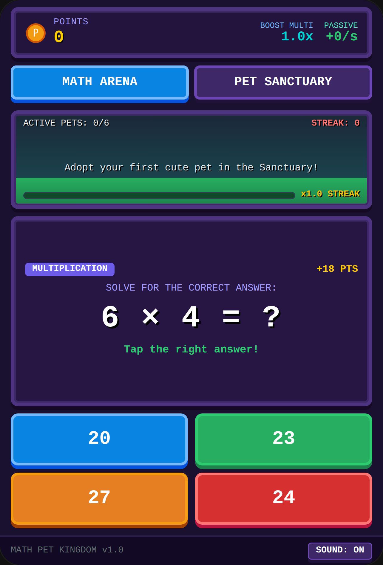 Math Pet Kingdom cover