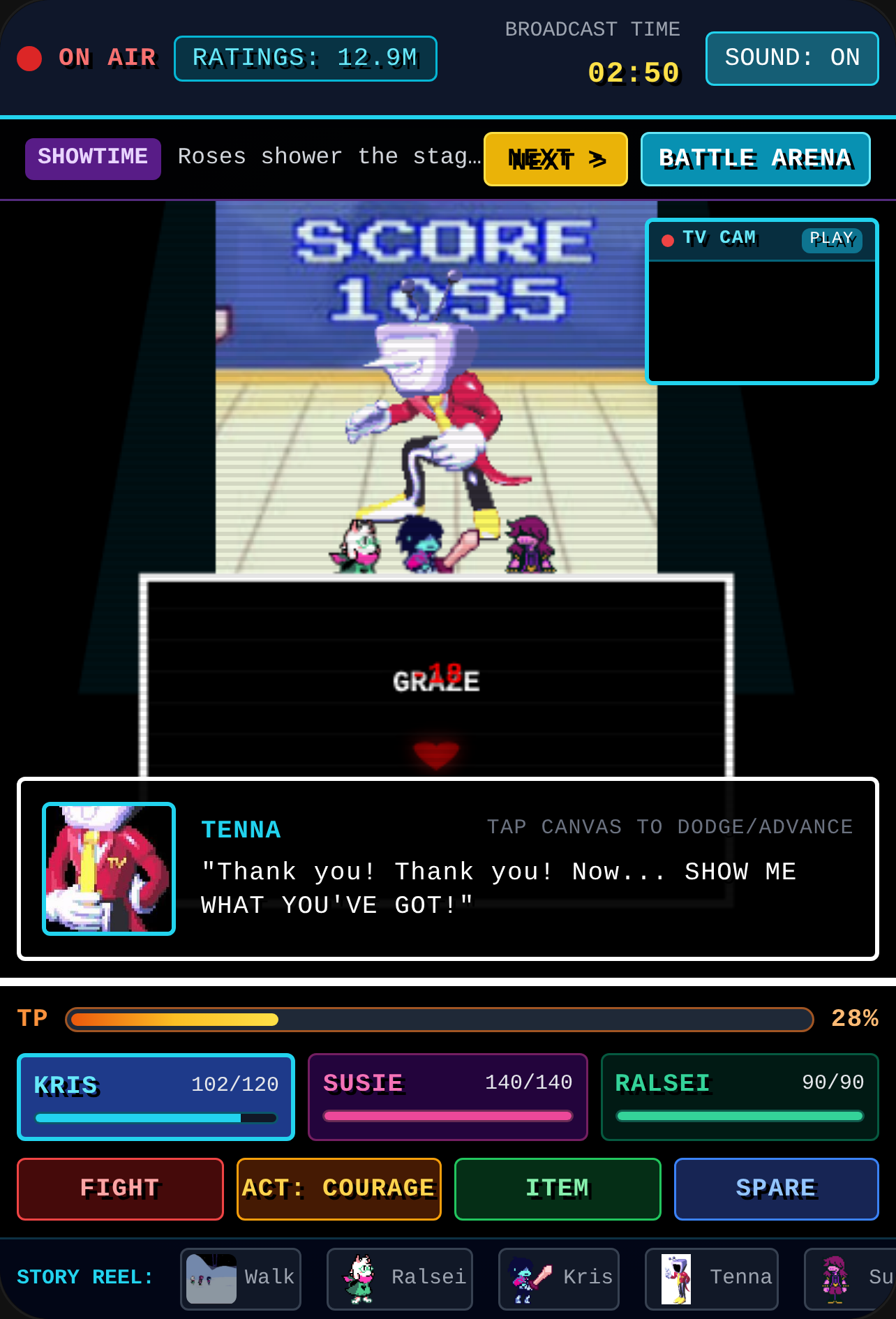 Deltarune: It's TV Time! - Tenna Boss Showdown cover