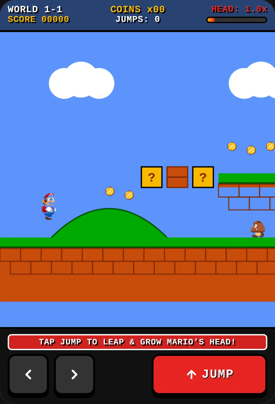 Mario Giant Head Jump cover