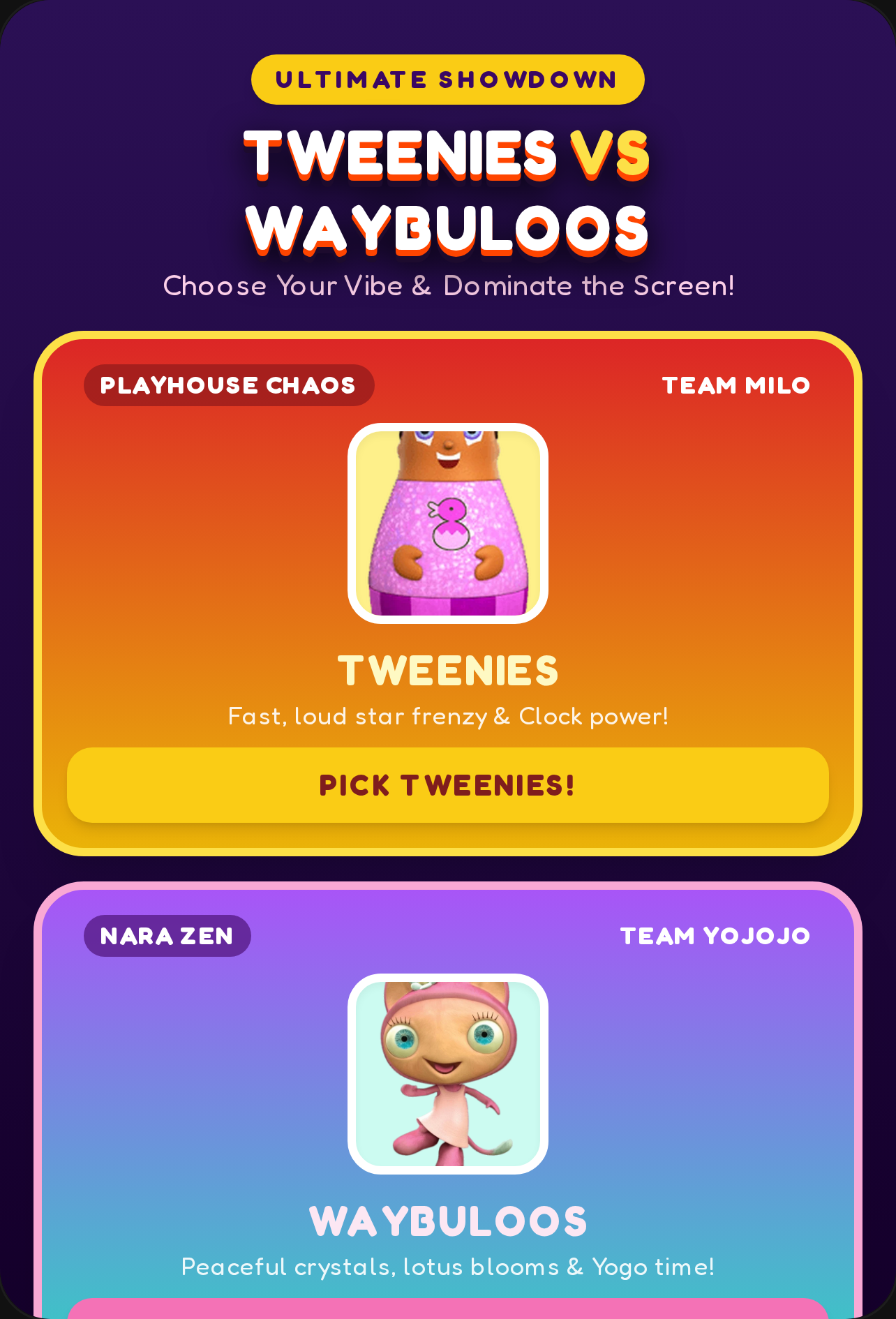 Tweenies vs Waybuloo: Vibe Clash cover