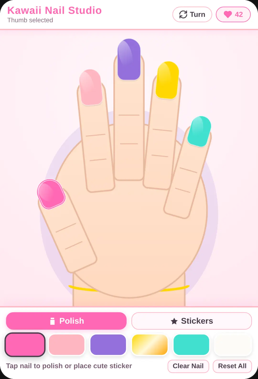 Kawaii Nail Salon & Dancing Cat cover