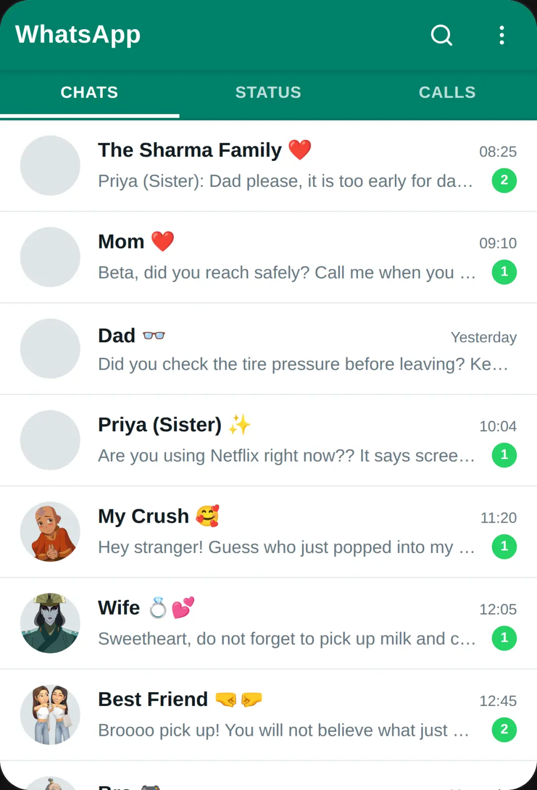 Family WhatsApp cover