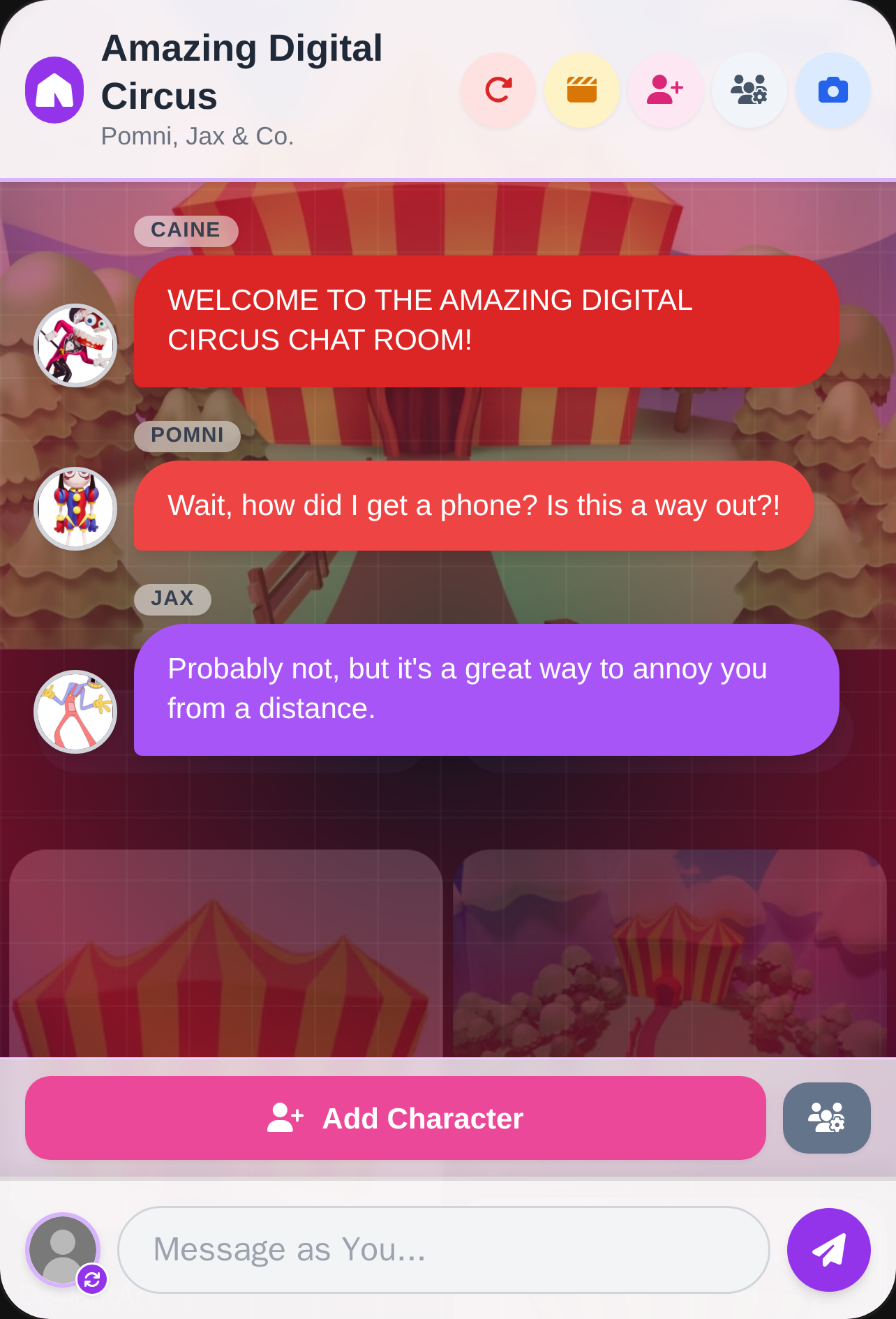 Amazing Digital Circus Chat cover