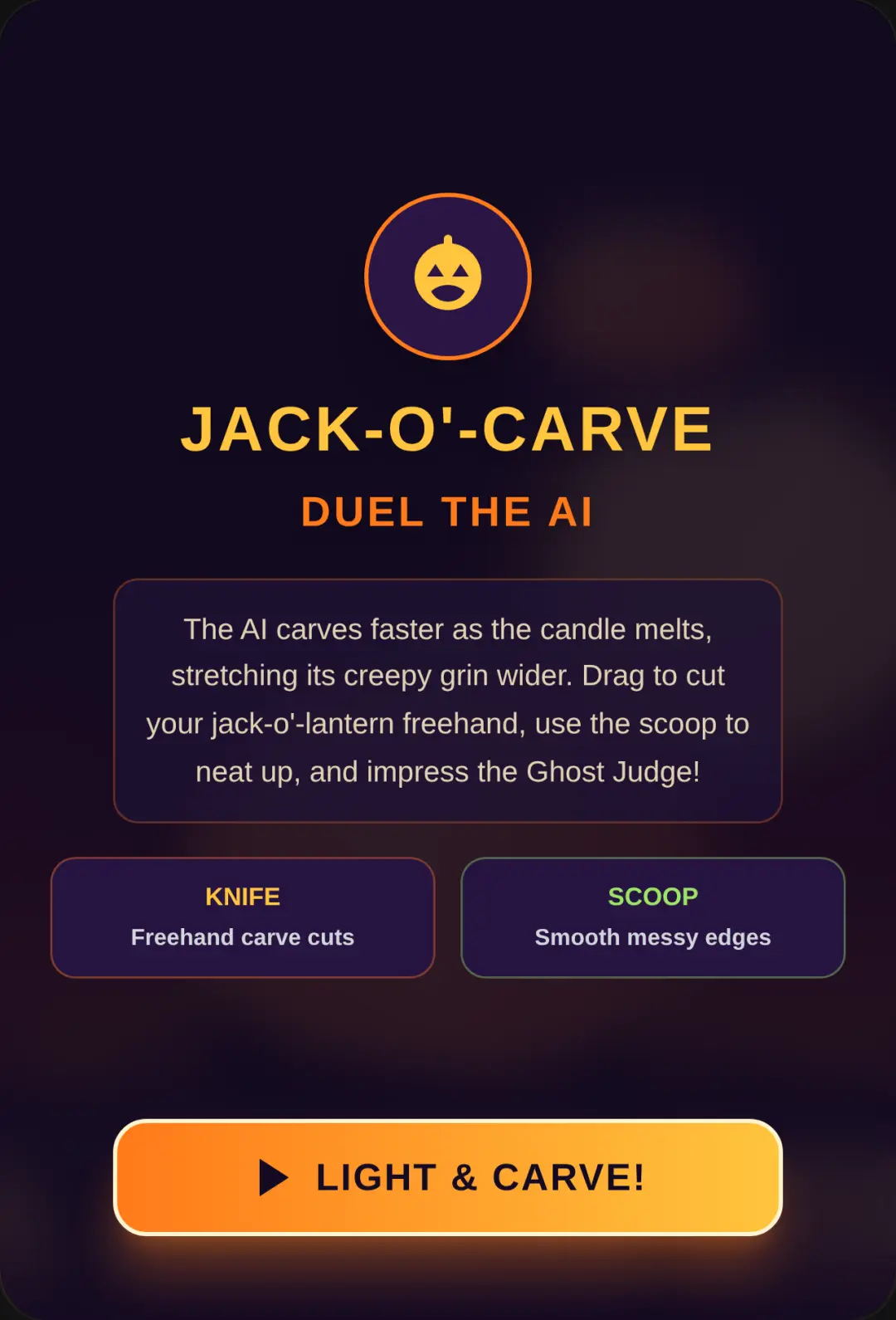 Pumpkin Carve-Off vs AI cover