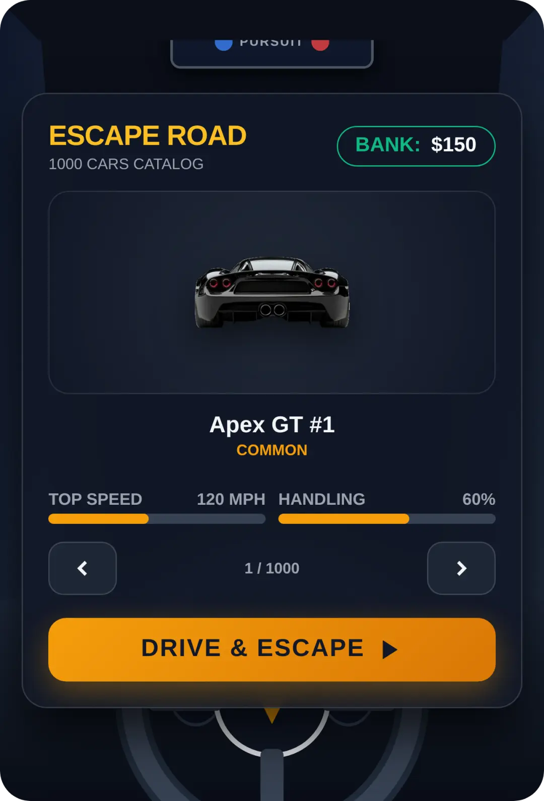 Escape Road - First Person Chase cover