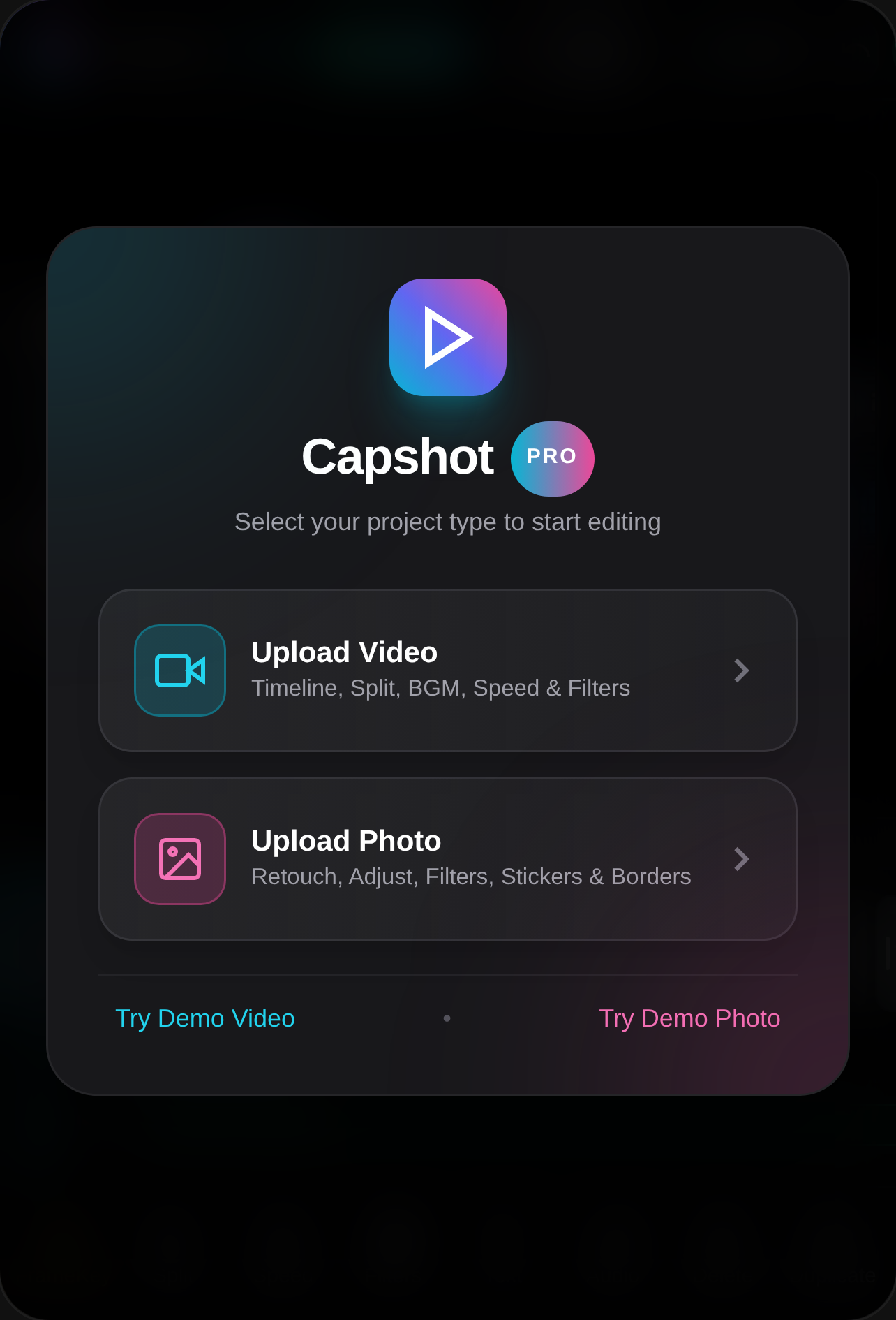Capshot - Video & Photo Editor cover
