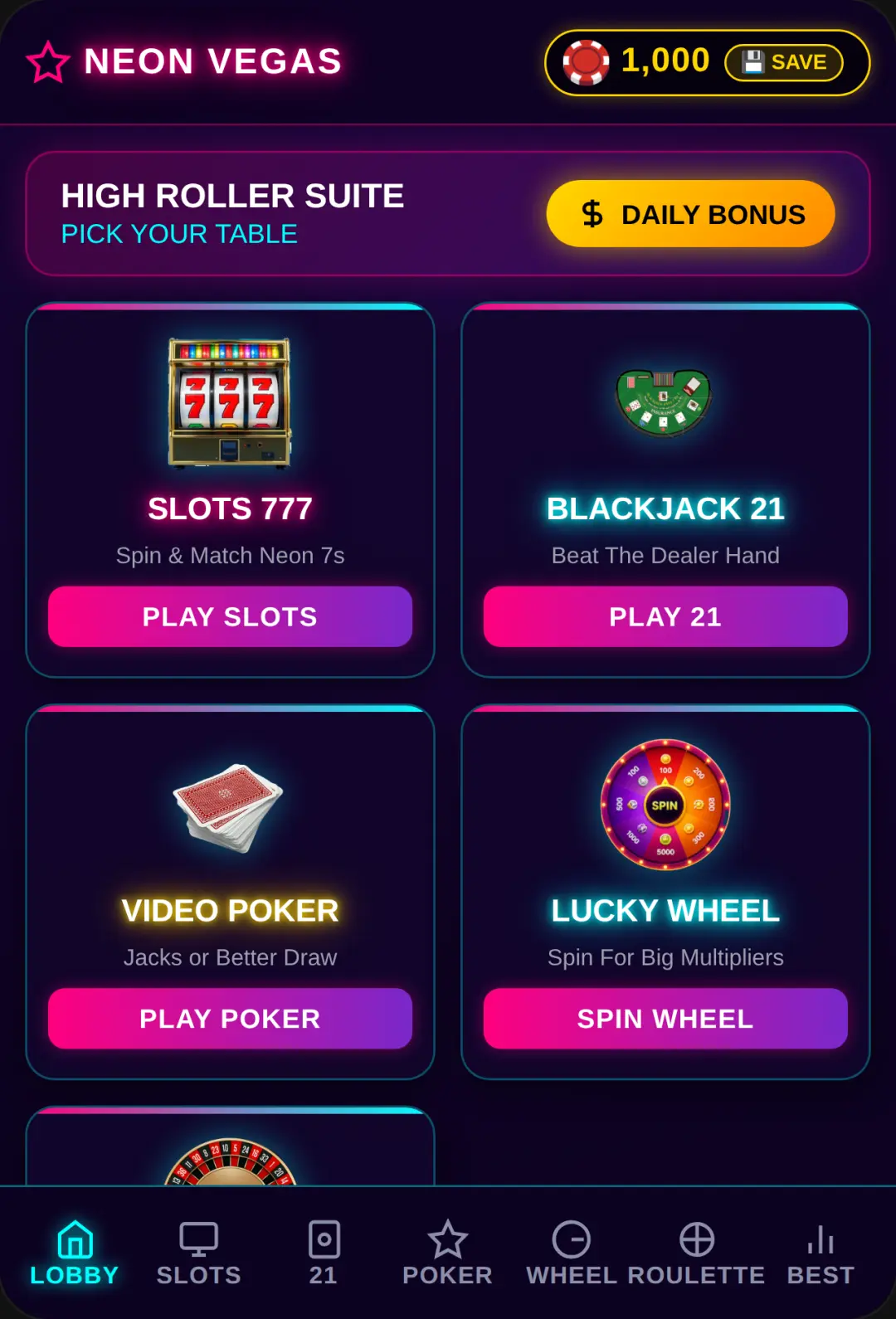 Neon Vegas Casino cover