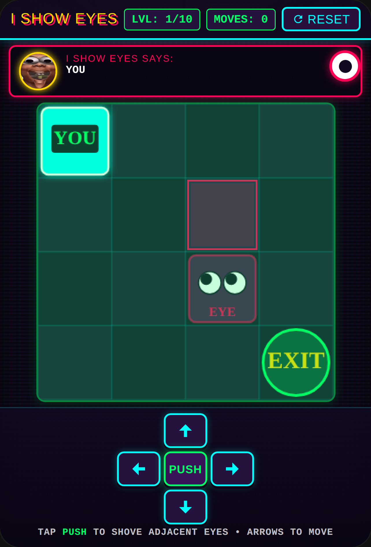 I SHOW EYES challenge