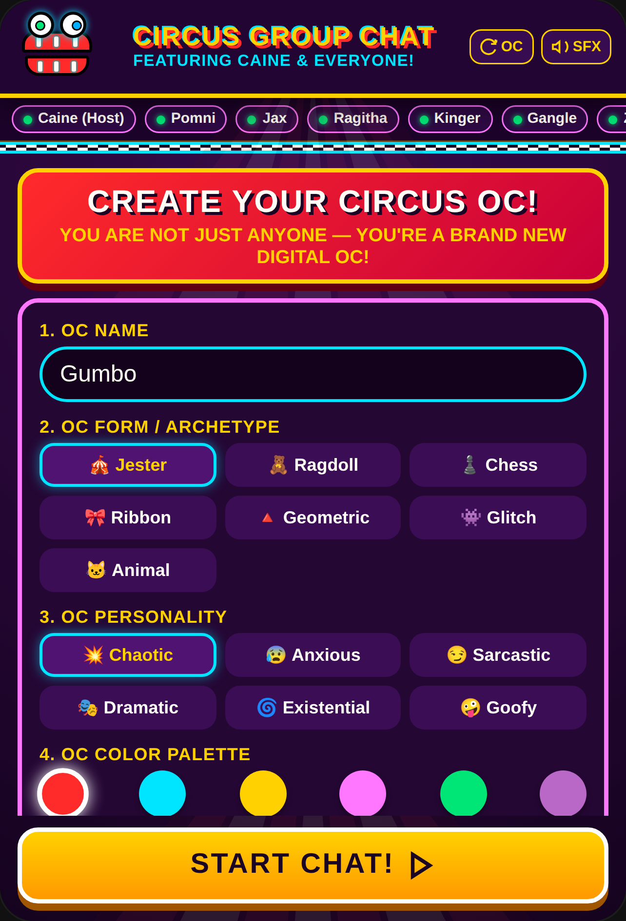 The Amazing Digital Circus - Everyone's Group Chat amazingdigitalcircus cover
