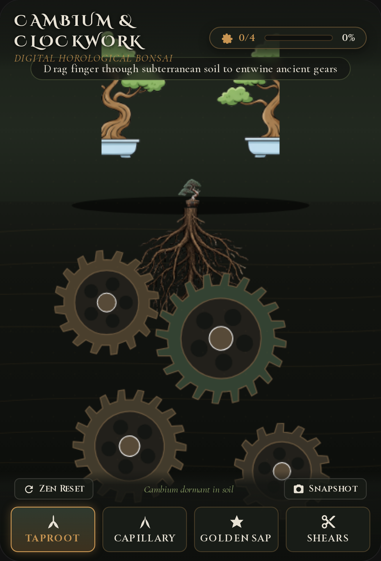 Horological Bonsai — Cambium & Clockwork cover