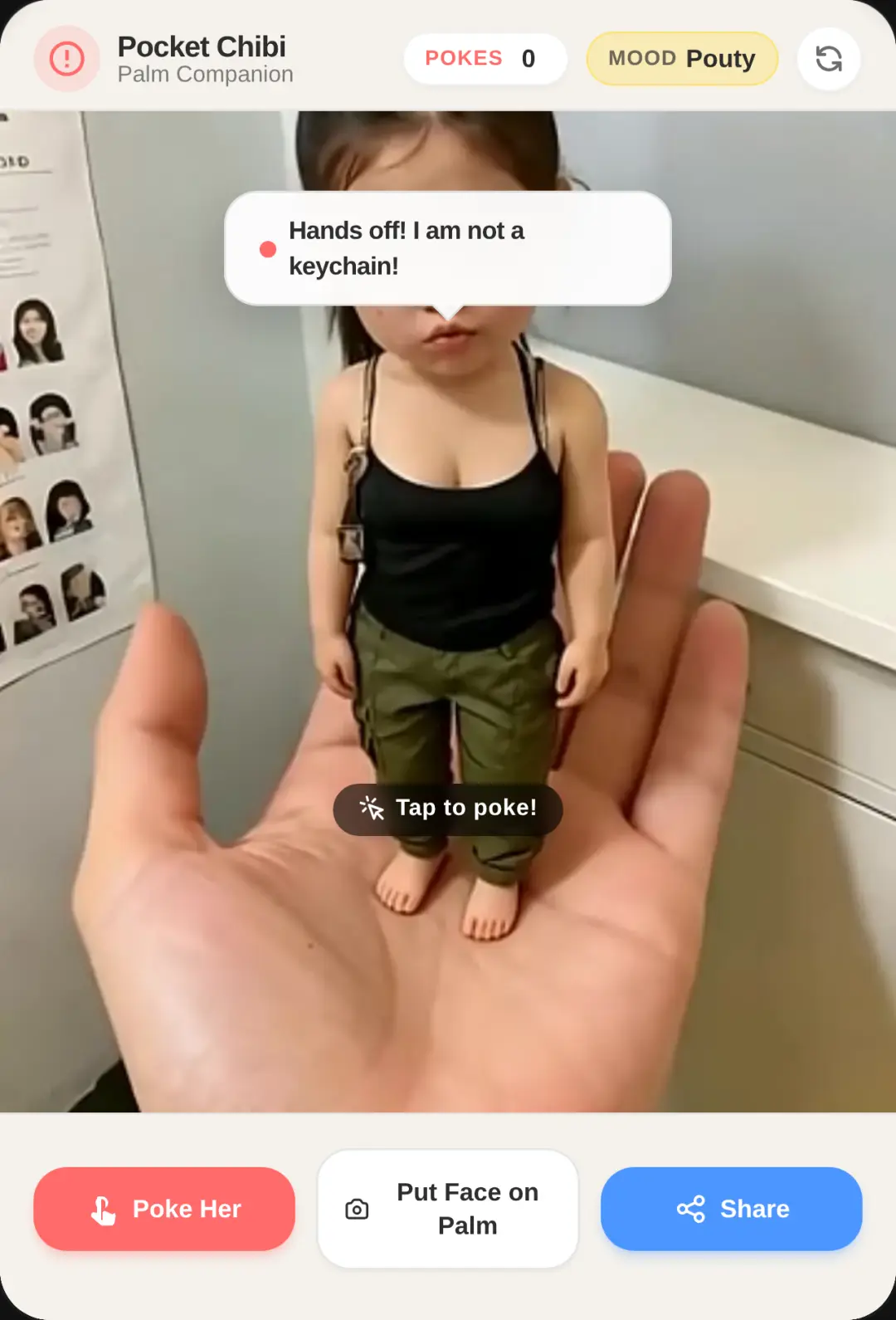 Pocket Chibi Palm Companion cover