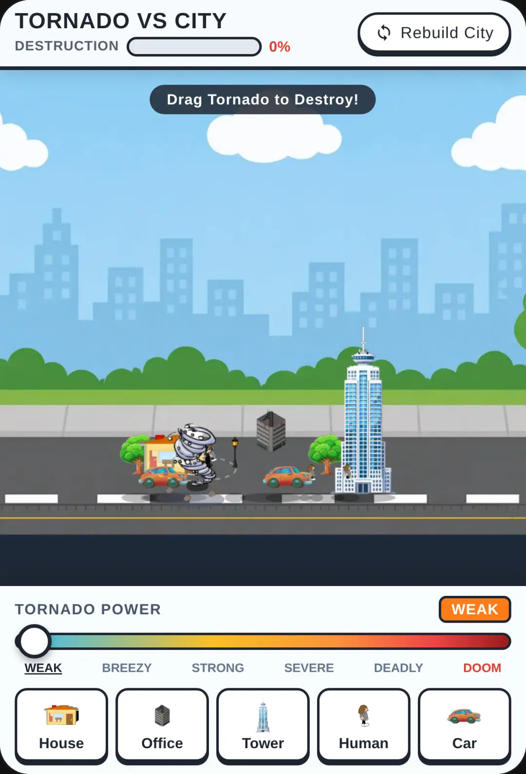 Tornado vs City cover