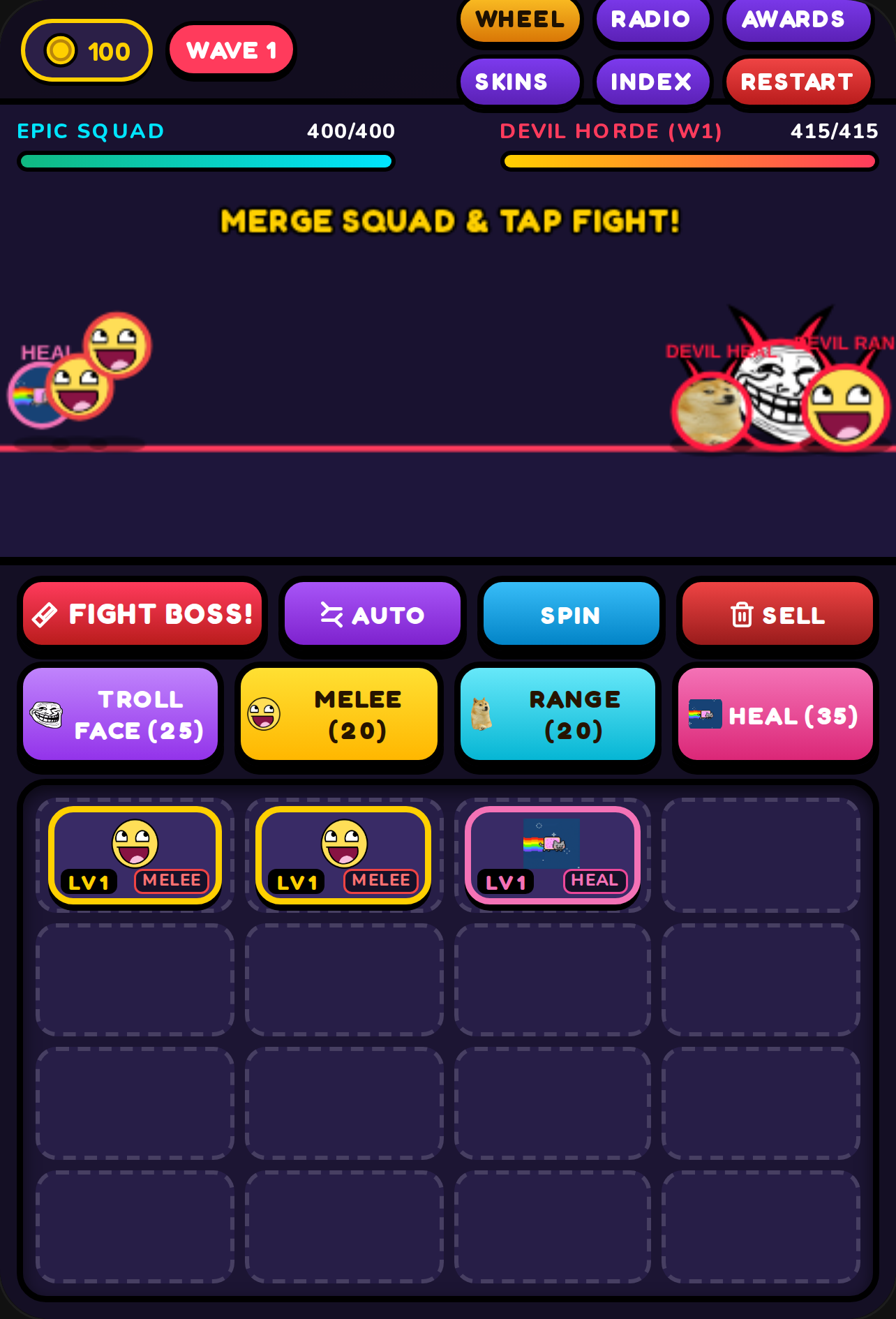 Epic Face Battle: Merge & Boss Arena cover