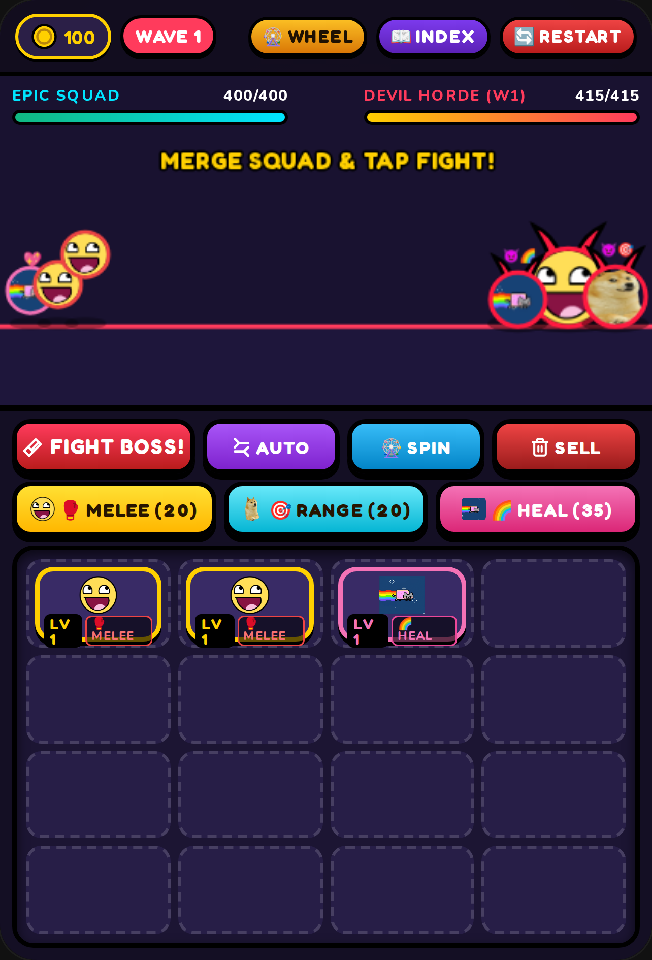 Epic Face Battle: Merge & Boss Arena cover