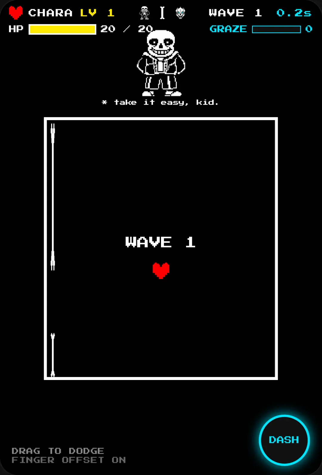 Undertale Sans Bullet Hell cover