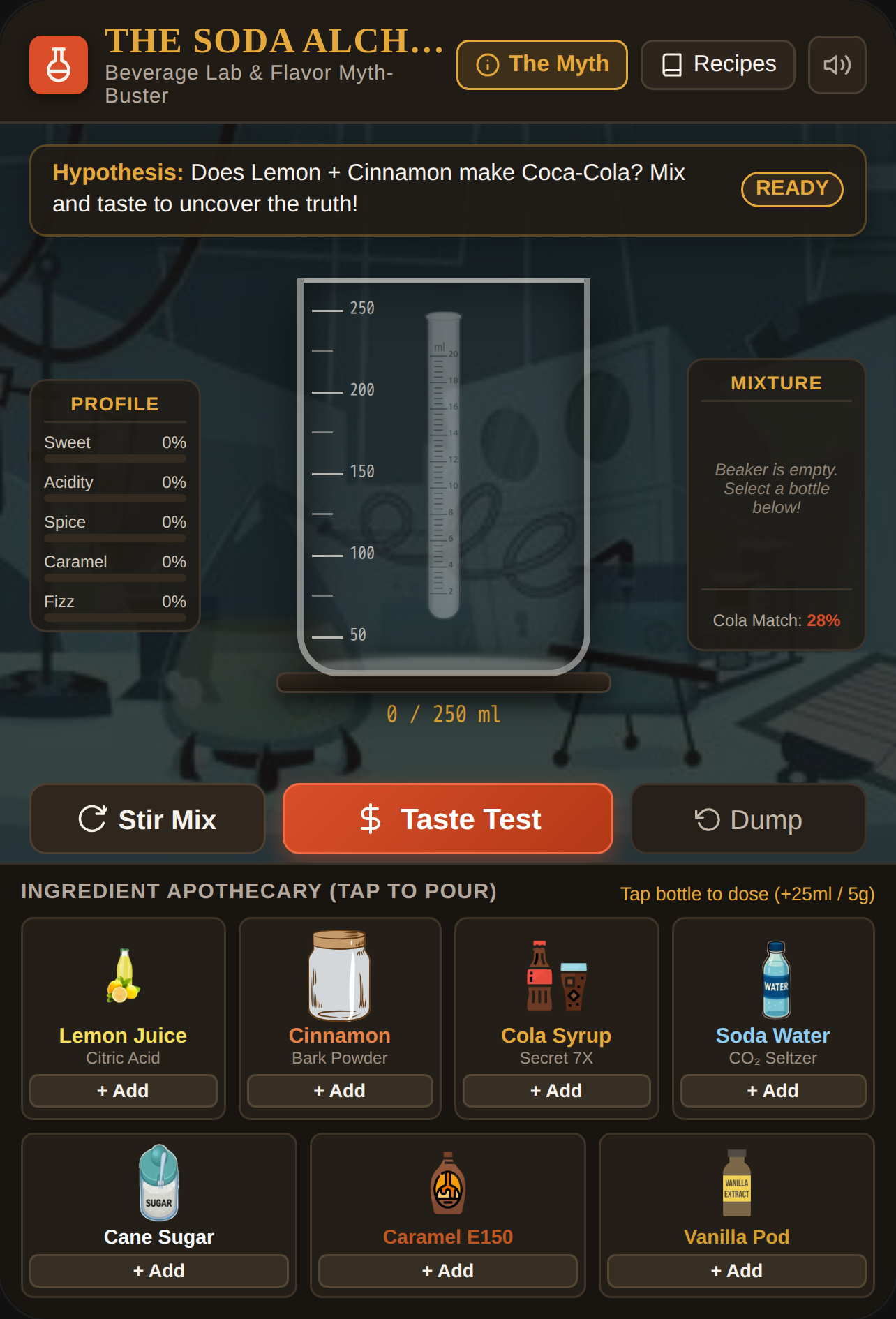 The Soda Alchemist — Flavor Laboratory & Myth-Buster cover