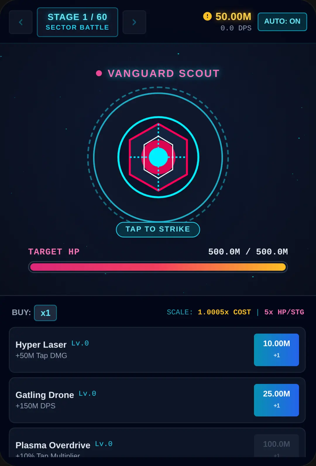 Cyber Titan 60: 500M Idle Raid cover