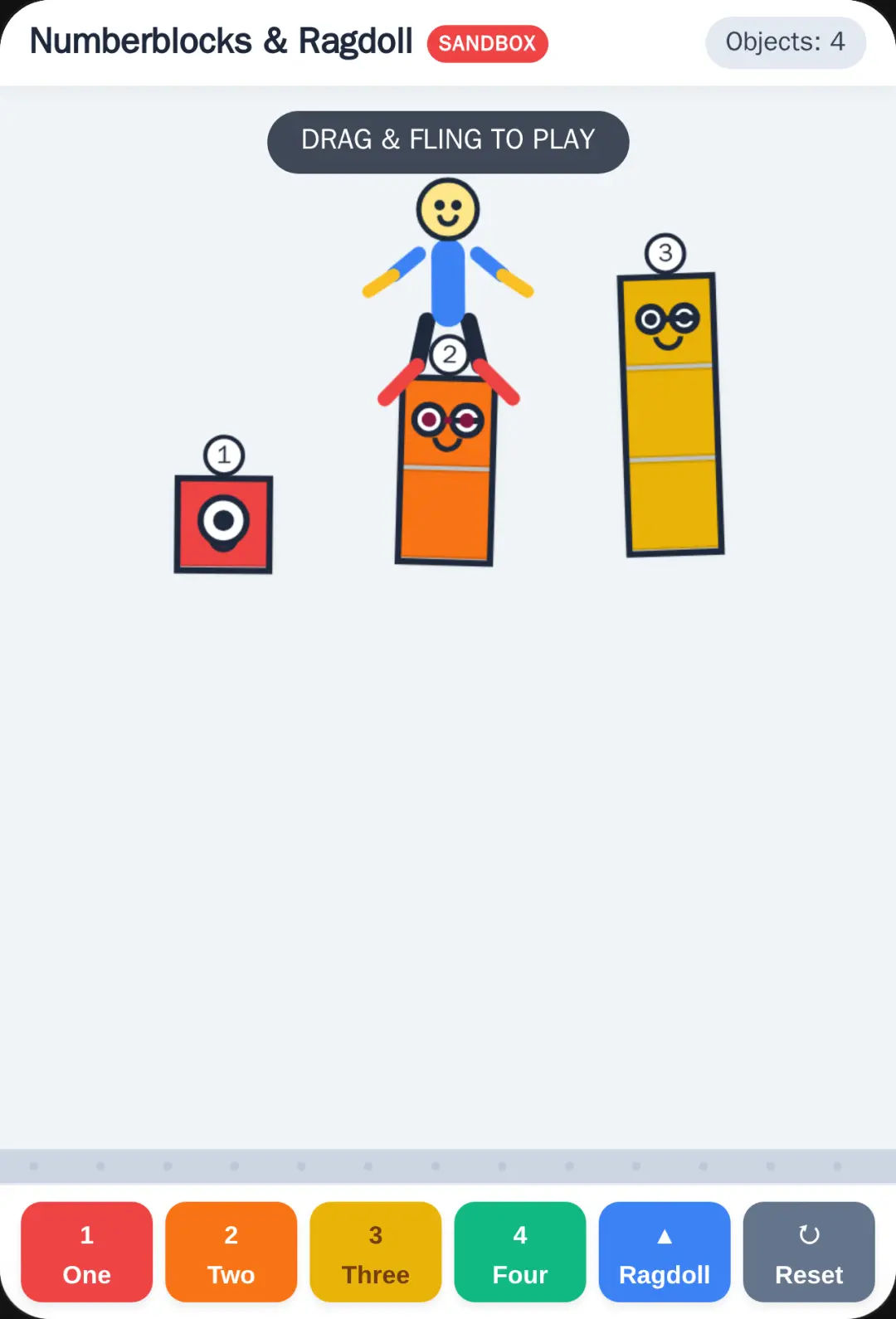 Numberblock & Ragdoll Sandbox cover