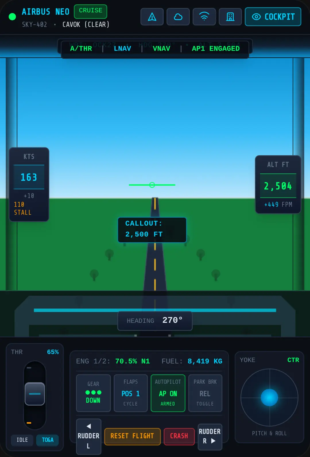 Realistic Pilot Cockpit Simulator cover