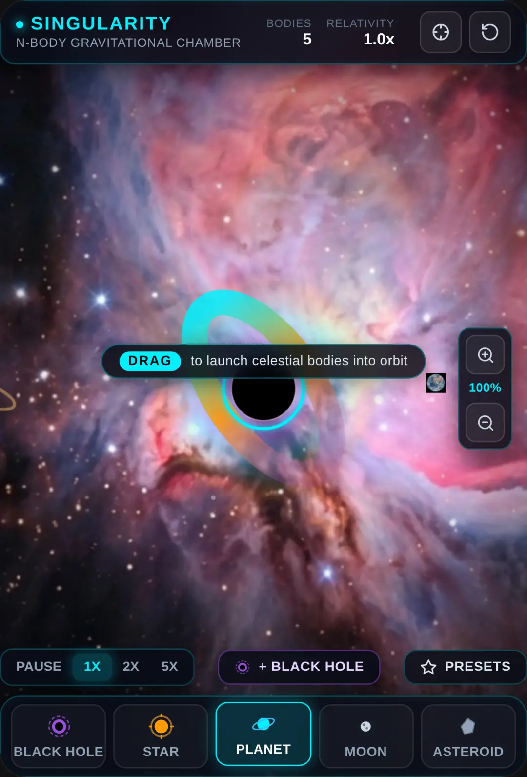 Black Hole Gravity Simulator cover