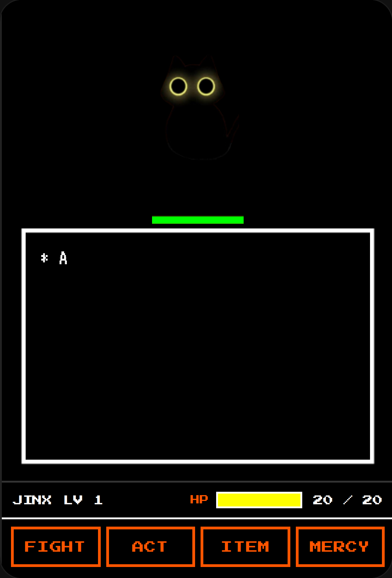 Black Cat Undertale cover
