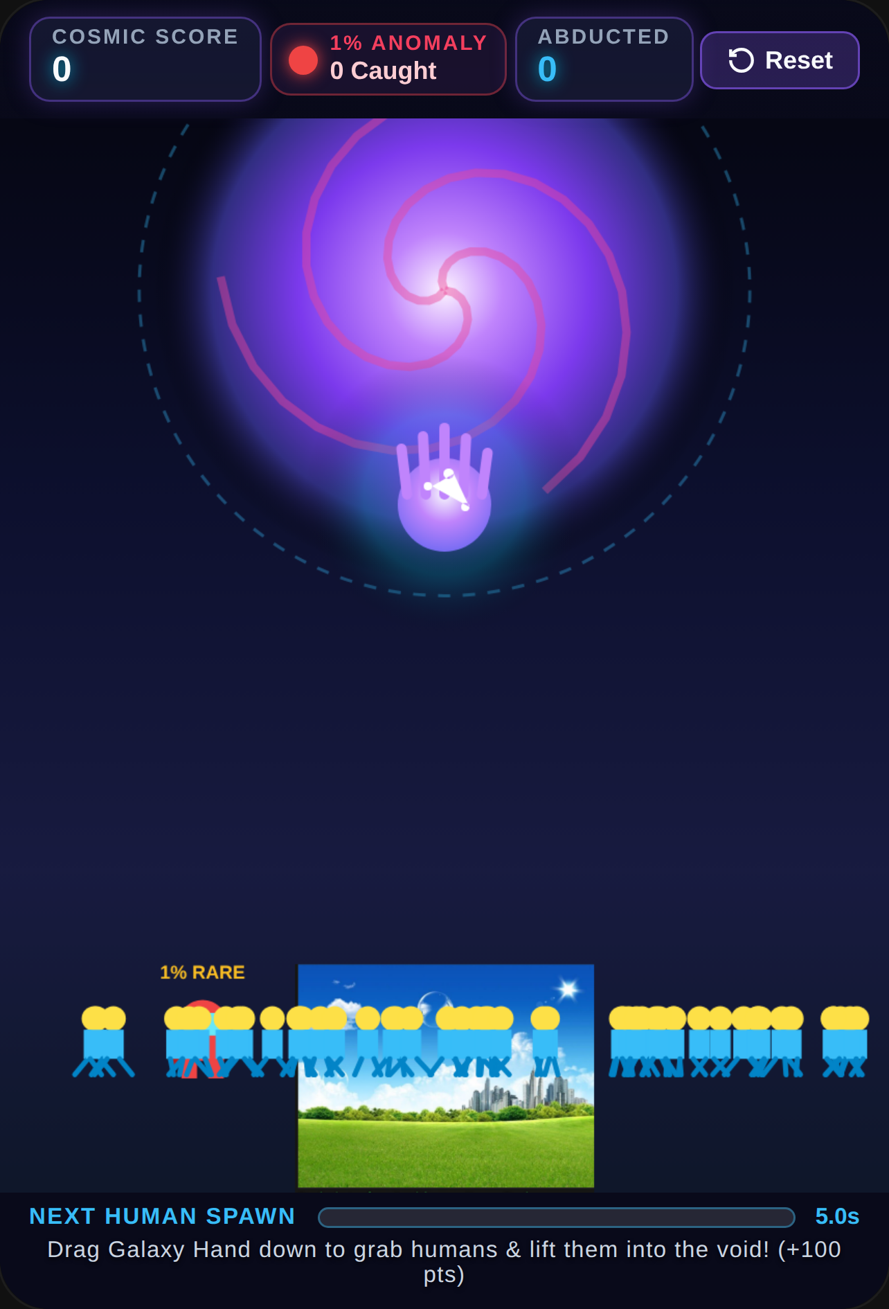 Galaxy Hand Abduction cover