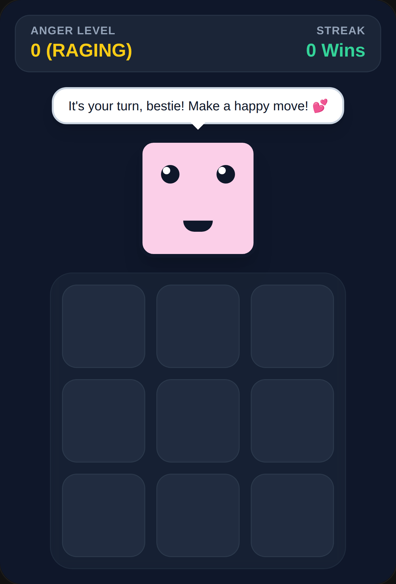 Angry Blocky Tic Tac Toe #