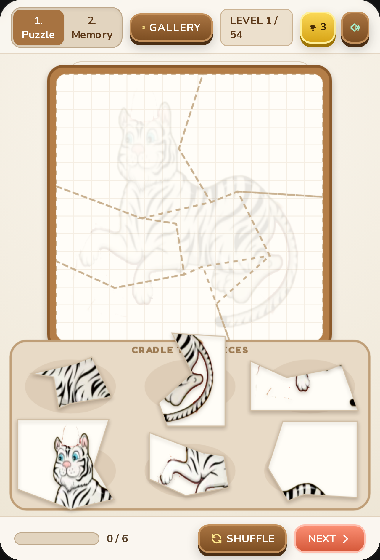 Cozy Creature Fragment Puzzle cover