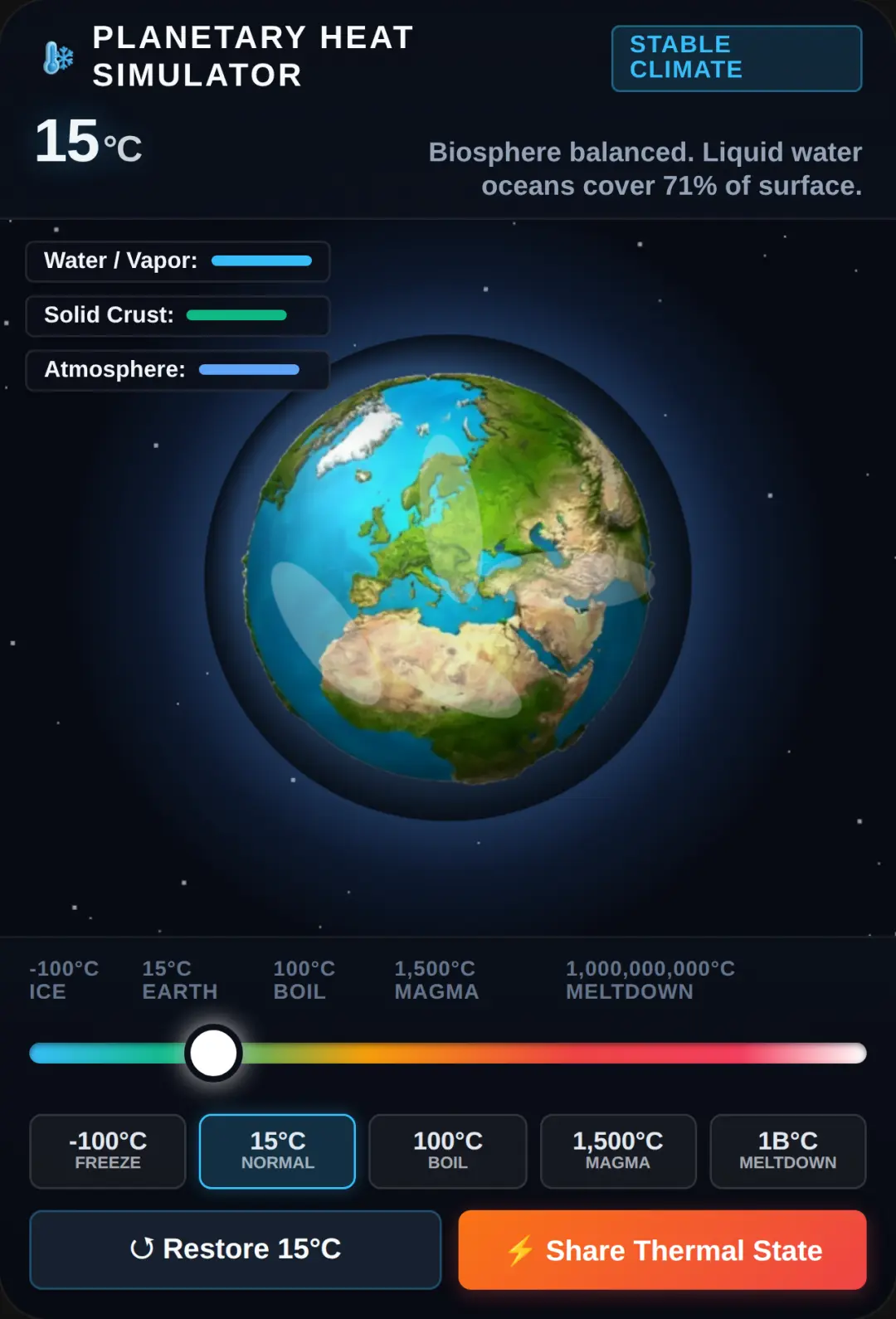 Planetary Heat Simulator cover