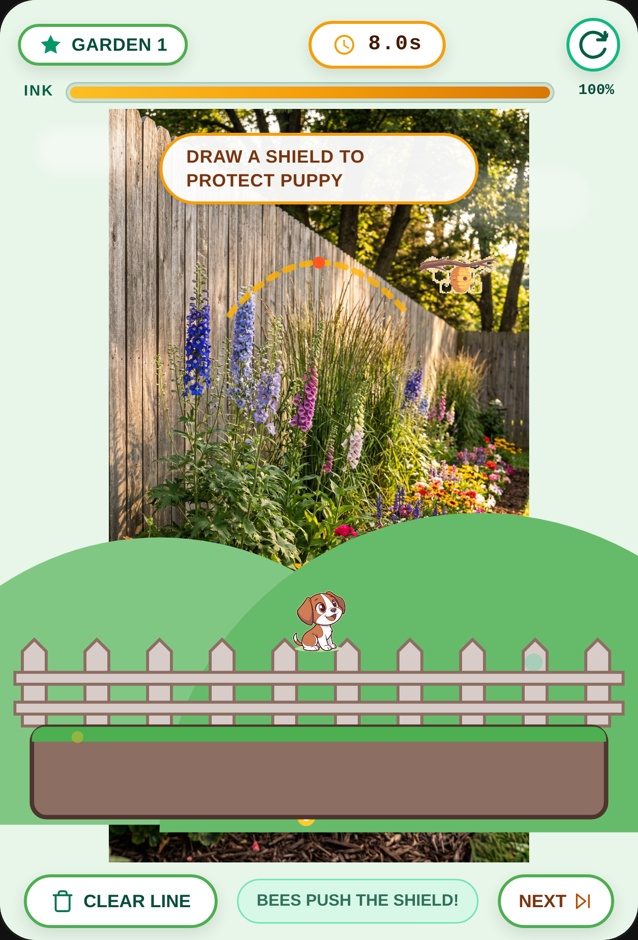 Save the Puppy - Garden Bee Physics cover