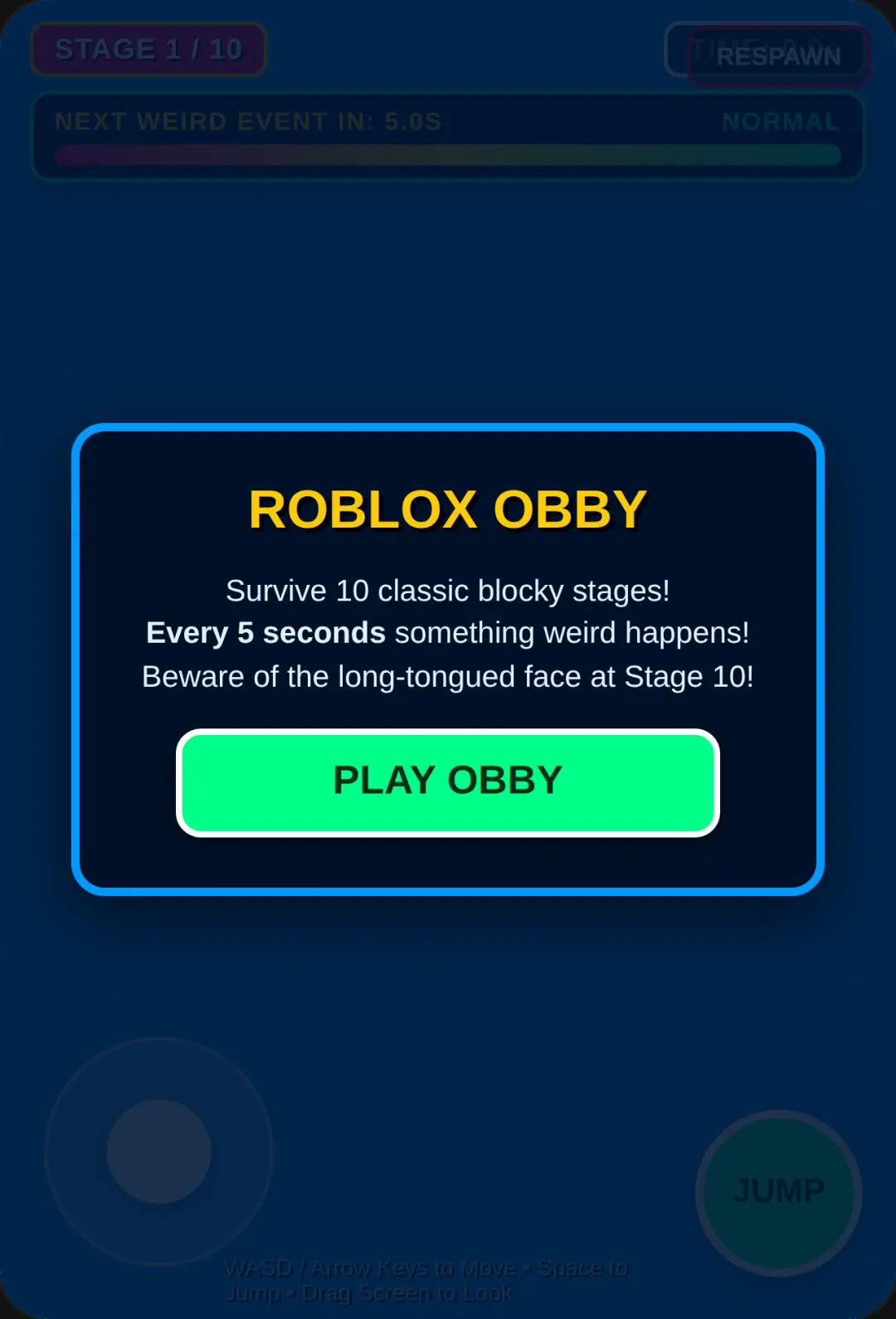 3D Roblox Obby - Chaotic 5s cover