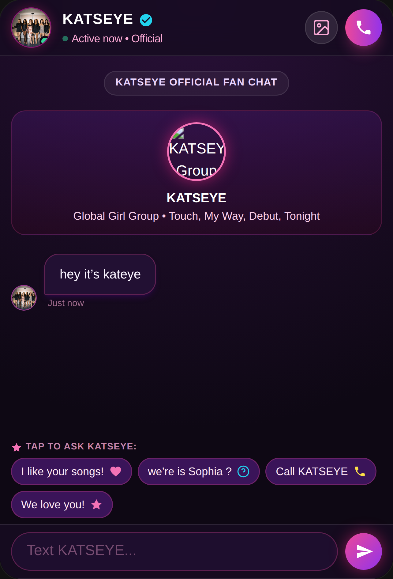 KATSEYE Messenger cover