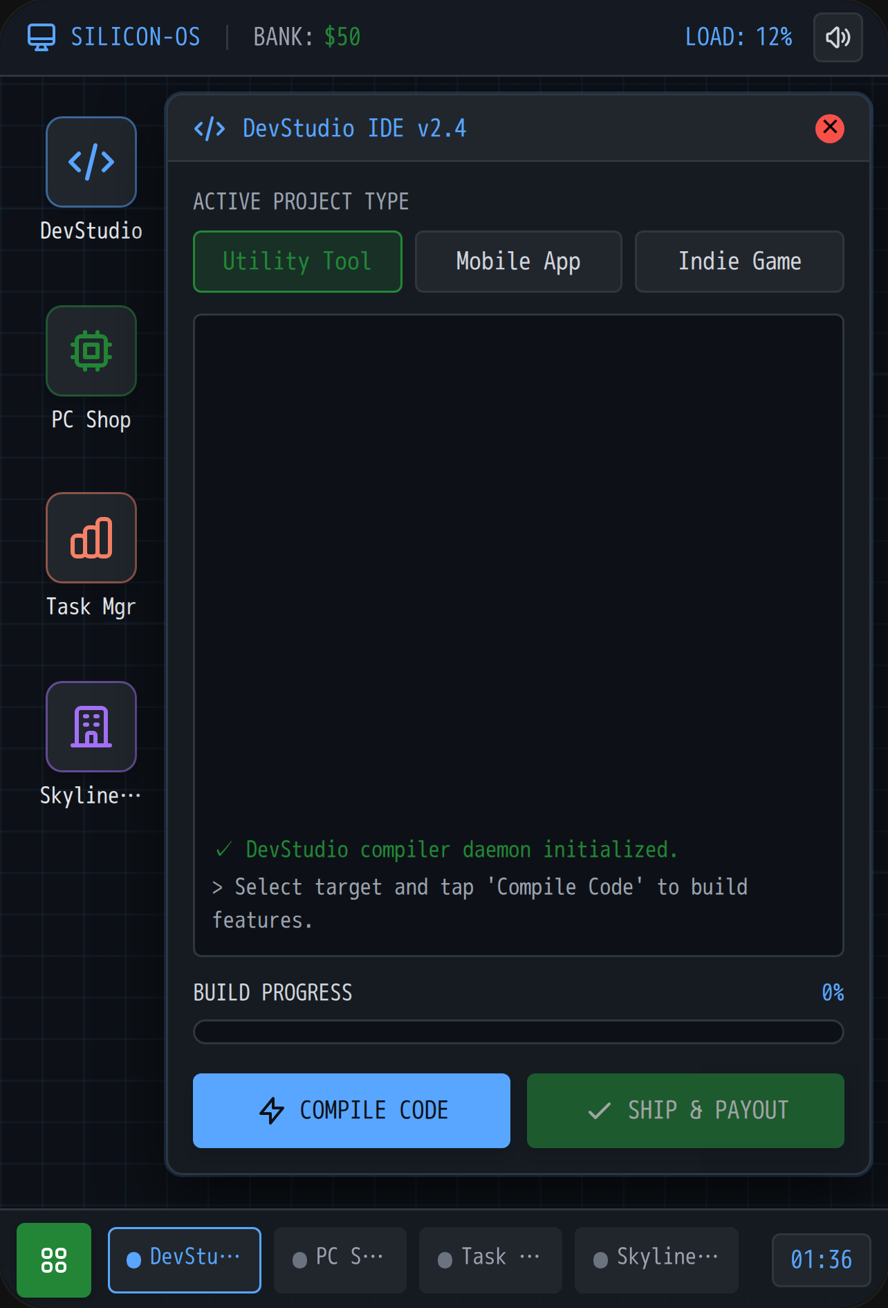 Silicon Neon OS - Dev and Skylines cover