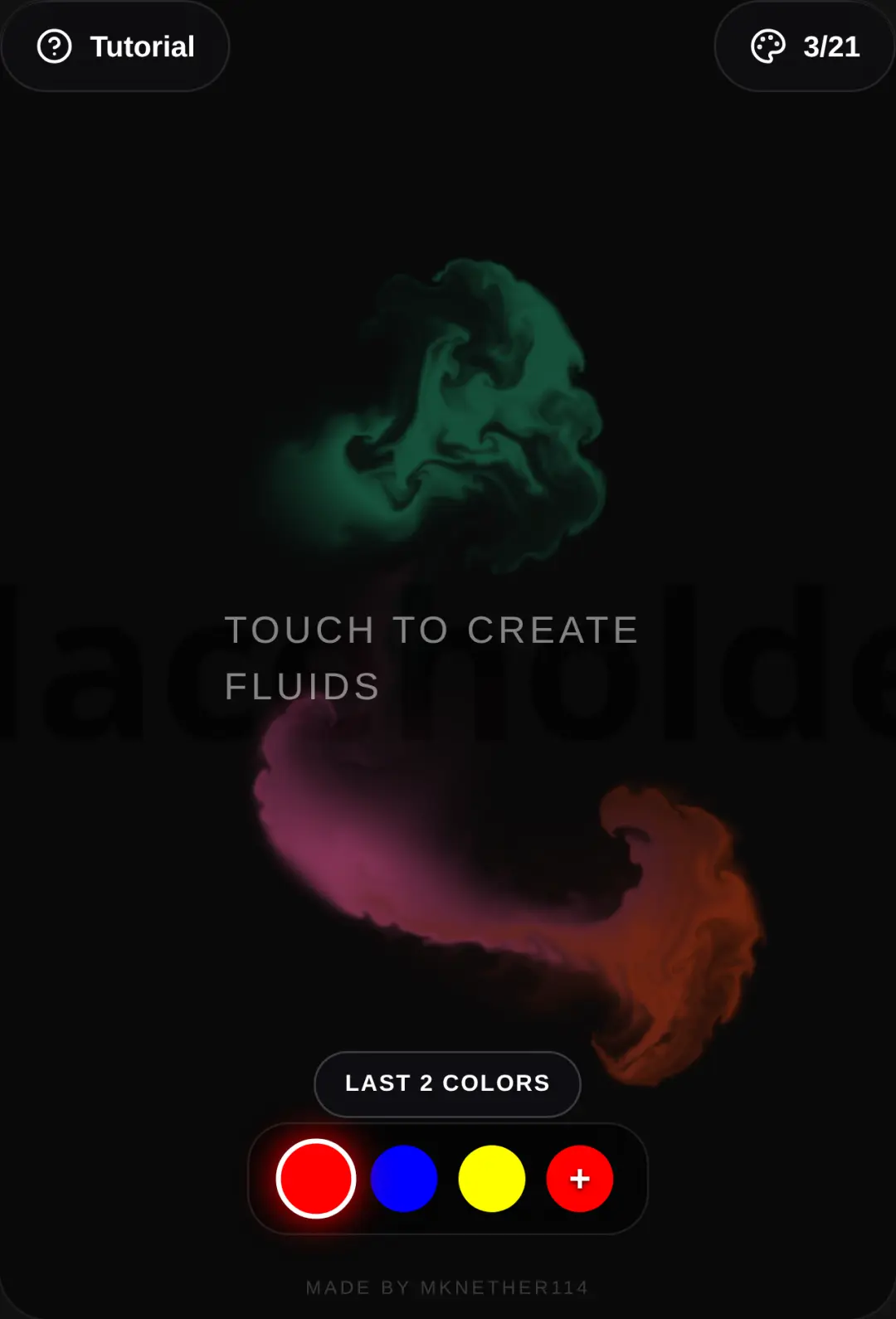 Neon Fluid Sandbox