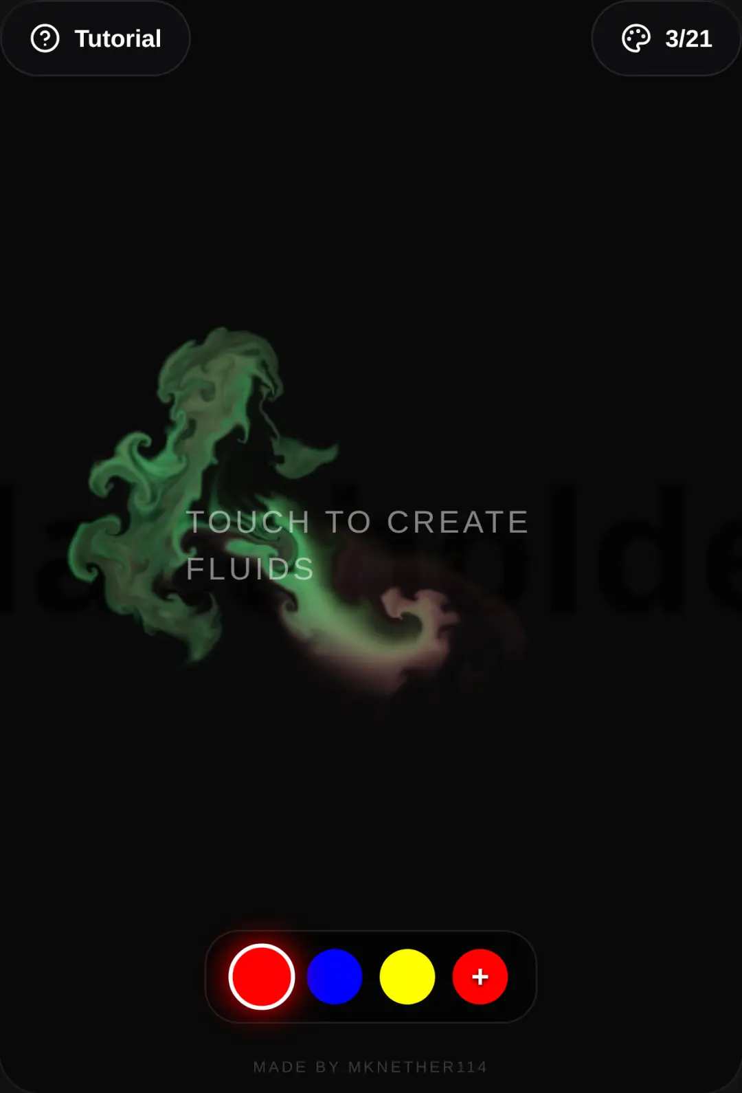 Neon Fluid Sandbox