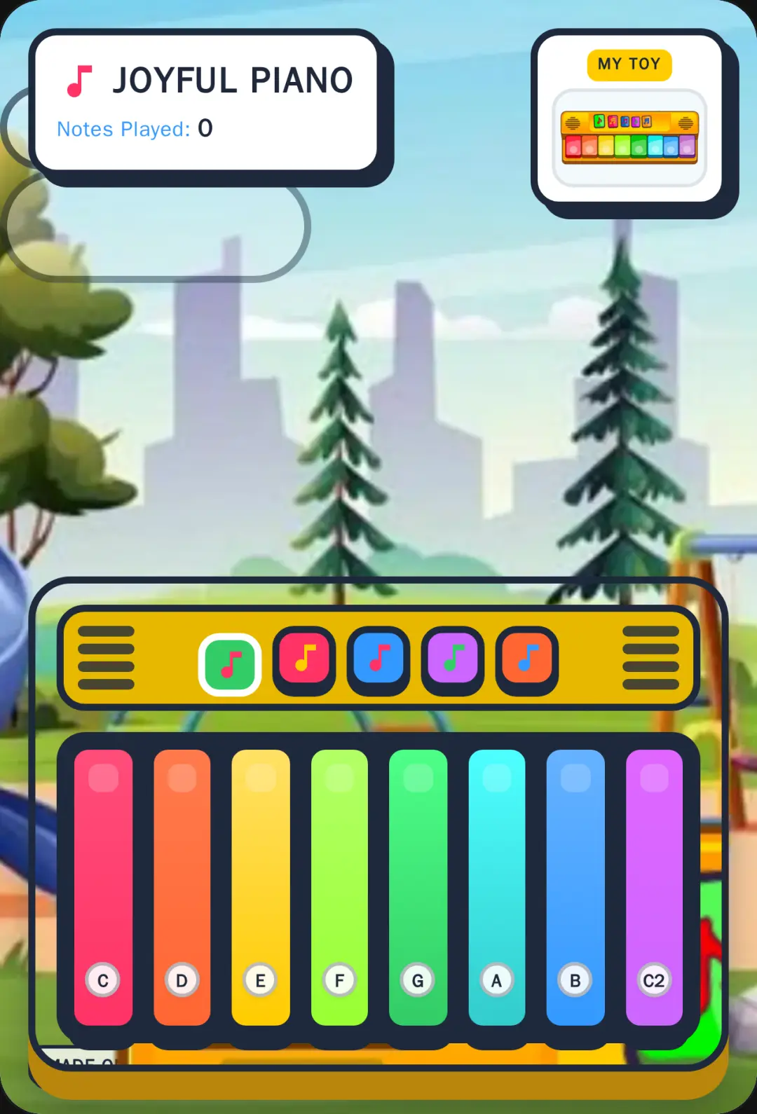 Joyful Toy Piano cover