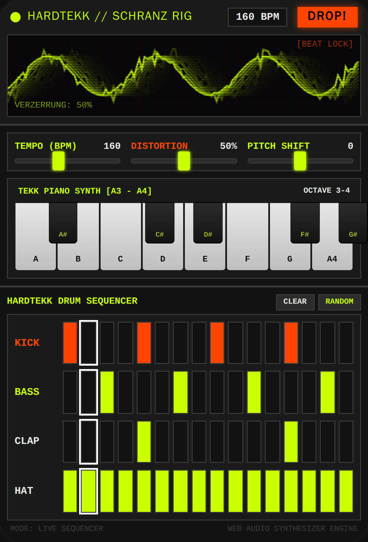 HARDTEKK RACK & PIANO SYNTH
