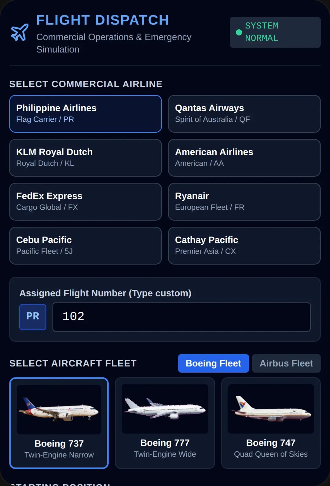 Aviation Cockpit Flight & Emergency Simulator cover