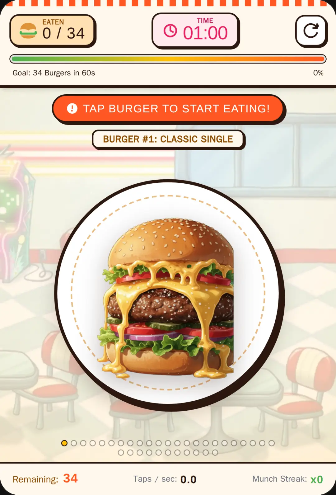 34 Cheeseburgers in 1 Minute cover